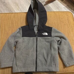 The North Face Kids Black and Gray Hoodie